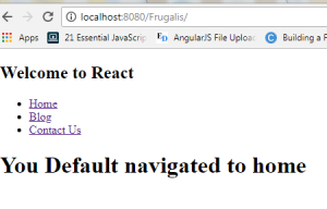 Deploy React JS Tomcat